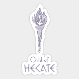 Child of Hecate – Percy Jackson inspired design Sticker